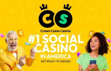 Crown Coins - Bonus senza deposito: 100.000 monete per i nuovi giocatori
