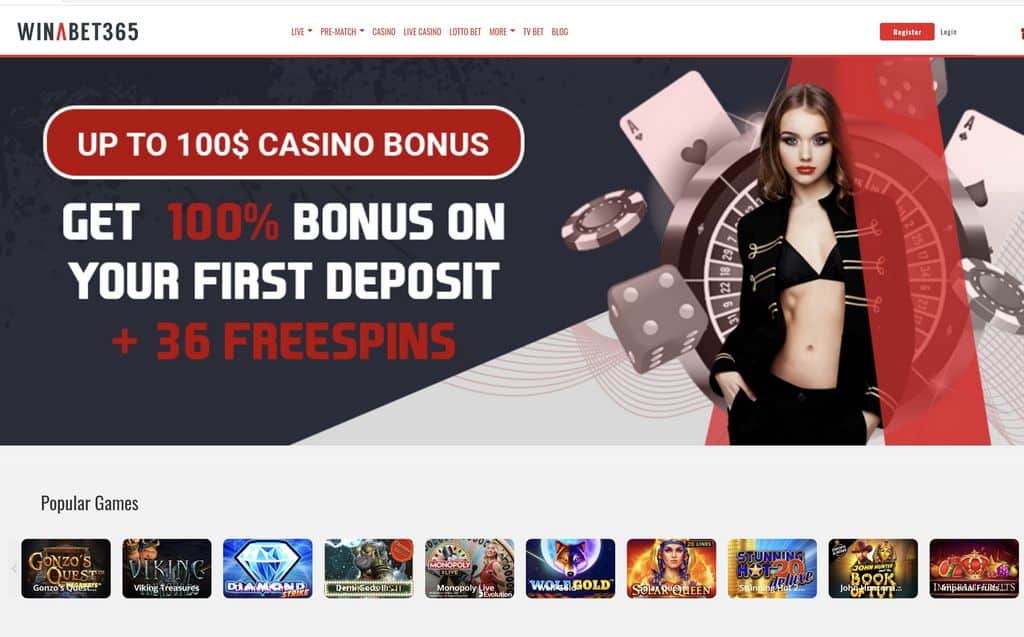 Avis sur Winabet 365 Avis sur Winabet 365